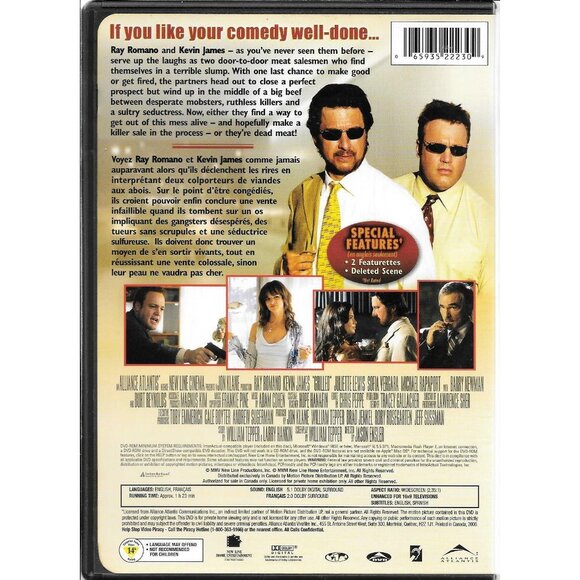 Grilled DVD Comedy Movie Ray Romano & Kevin James Alliance Atlantis 2006 dvd4473 - Picture 2 of 2